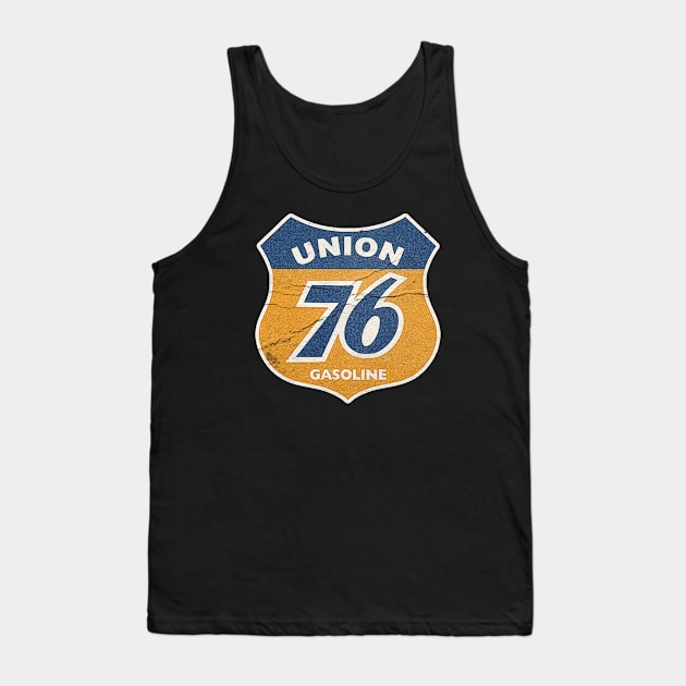 GASOLINE TEXTURE 76 UNION Tank Top by susugantung99